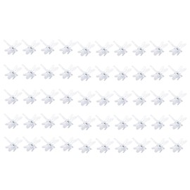 Pro Bamboo Kitchen 50PCS Plastic Plant Orchid Clips Dragonfly Clear Vine Holding Clips Gardening Styling Support Clips Garden Plant Support Clips for Orchids Tomatoes Cucumbers Flowers Vine Clips