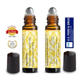 Deve Herbes Mandarin Essential Oil (Citrus reticulata) Pre Diluted Ready to Use Roll-on Blend for Aromatherapy and Topical Skin Application for Kids and Adults 10ml (0.33 oz)