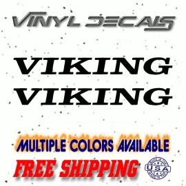 Oracal Viking Vinyl Sticker Decal / car truck window trailer camper rv replacement tent - 8" Wide, Other - See Details