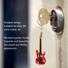 Guitar Keychain Portable Cute Mini Guitar Pendant Key Chain Ring