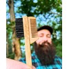 2-in-1 Pocket Sapling Mustache Brush & Comb (2-Pack) from Green