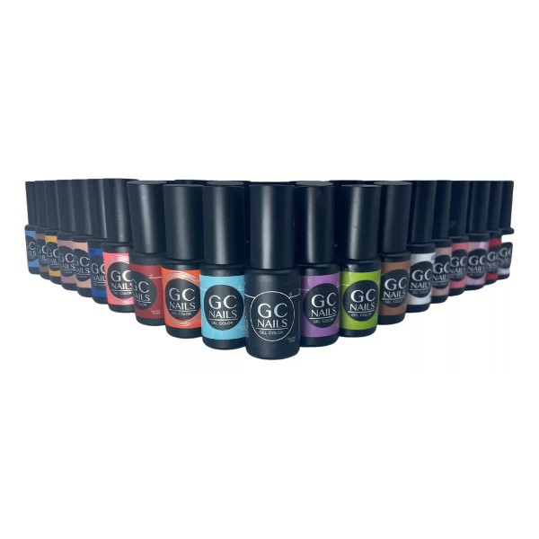 GC Nails  Esmalte de uñas color GC Nails de 1200mL - Pack de 50 unidades color Variado