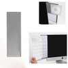 Monitor Side Panel Memo Message Board Sticky Notes Holder Transparent