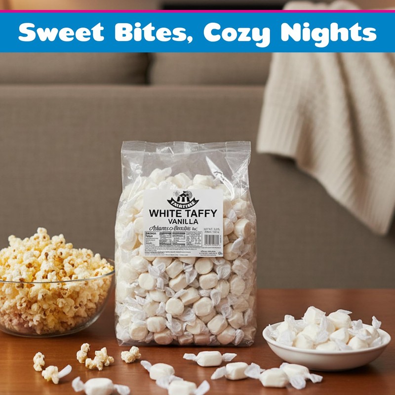 Fairtime White Vanilla Taffy, 3 Pound Bag (Pack of 1)