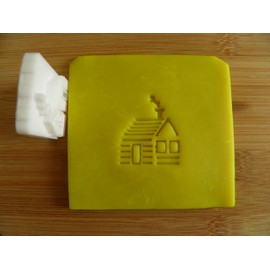 cottage stamp for soap pottery clay cement
