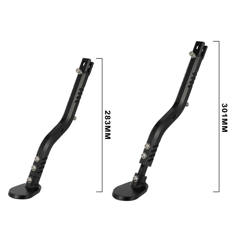 USTPO Motorcycle Kickstand Adjustable Foot Side Kick Stand for KLR650