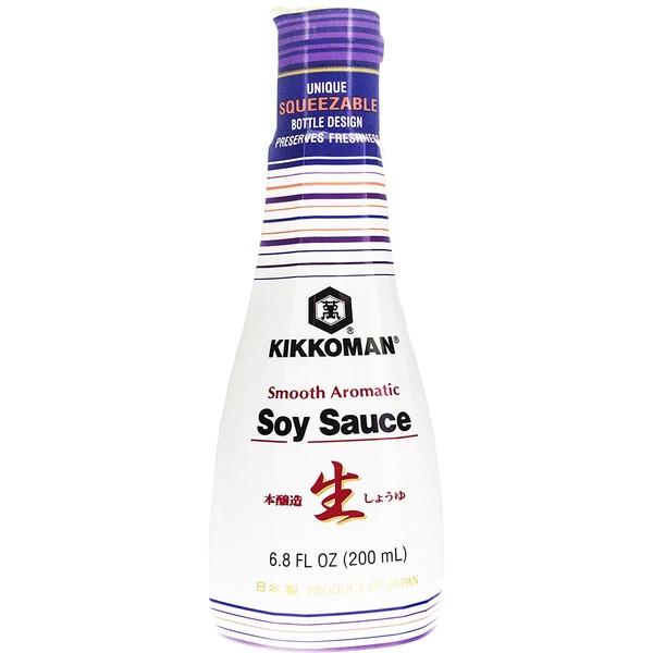 Kikkoman Smooth Aromatic Soy Sauce, 6.8 Fl Oz