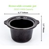 Mini Slow Cooker 0.65qt(20oz) warmer, fondue pot set,chocolate melting pot