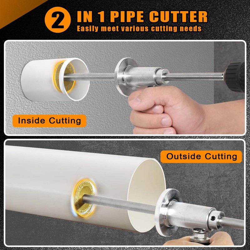 Inside Pipe Cutter for PVC & ABS Pipes, PVC Cutter