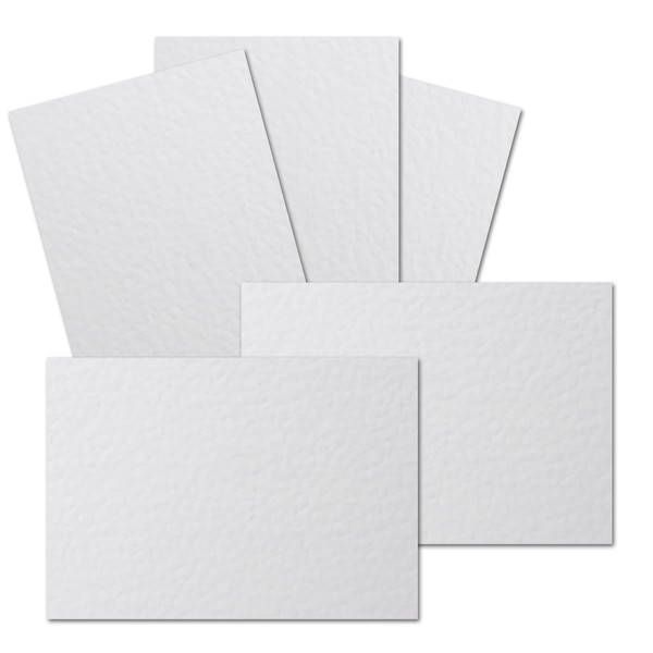 Gustav Neuser Pack of 50 DIN A6 Cardboard Hammered Structure