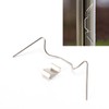 100pcs Greenhouse Glazing Clips Stainless Steel Z Fixing Clips W