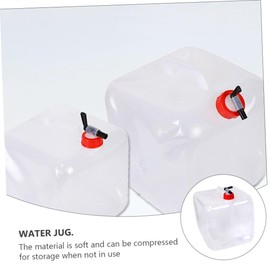 TOVINANNA Camping Water Containers for Hiking 15l Water Tank Spigot Large Capacity Outdoor Water Jug Soft Flexible Camping Water Dispenser