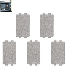 5 PCS Waveguide Cover, Universal Microwave Oven Mica Plate Sheet, 117mm X 64mm, Replacement Accessory for Home Kitchen Office