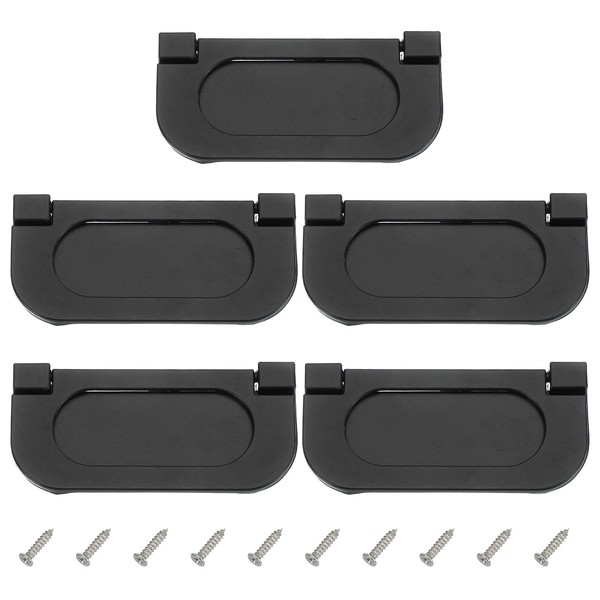 PATIKIL 2.9 Inch (75mm) Flush Ring Pull 5 Pcs Low