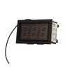 YB28VTM LED Digital Voltmeter Low Power Alarm Battery Indicator Thermometer