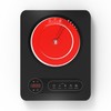 VBGK Single Burner Electric Cooktop,110V 1800W Electric Stove Top with