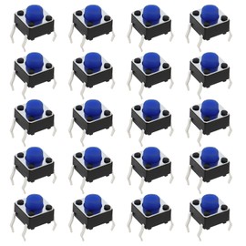 The Lord of the Tools 20pcs 4-Pin Touch Button Plug in Switches Blue Cap Button Switches Compatible with Gtech AirRam AR01 AR02 AR03 AR05 AR09 AR20 AR29 AR30