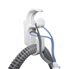 CPAP Hose Hanger with Anti-Skid Function，CPAP Hose Organizer and Headband Hook Combined into one. Provide Stable and Tangle Free CPAP Pipeline System to Make You Sleep Better