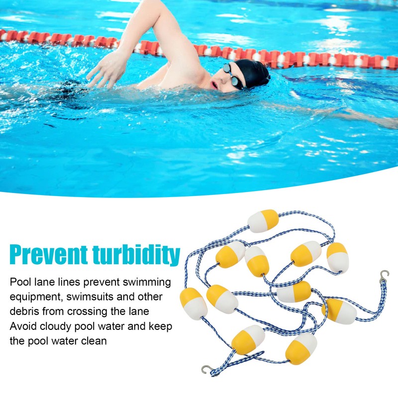 Float Lane Line 5M 7CM PVC Reuse Swimming Pool Safety