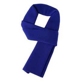 WANYING Winter Autumn Men's Scarf Knitted Wool Scarf Warm and Soft Easy Chic Gentleman - 180 × 30 cm Plain Saphir Blue