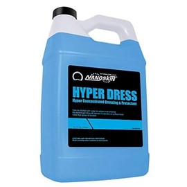 Nanoskin HYPER DRESS Hyper Concentrated Dressing 1 Gallon | Works on Vinyl, Rubber, Plastic, Tires and Trim for Cars, Trucks, Motorcycles, RVs & More | Sprayable Dressing for Car Detailing