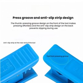 YYunying Bicycle Hydraulic Brake Line Cutter, Professional Bicycle Cable Cutting Tool, Blue, 2-Pack