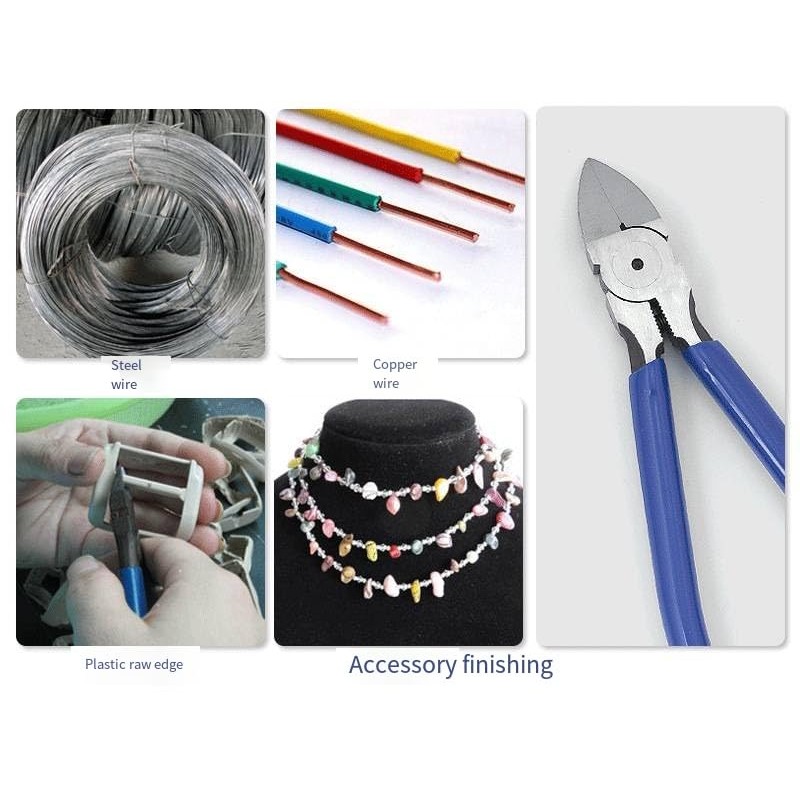 LORJE Wire Cutter,Side Cutters,Cutting Pliers,6 inch Flush Cutters for Crafting
