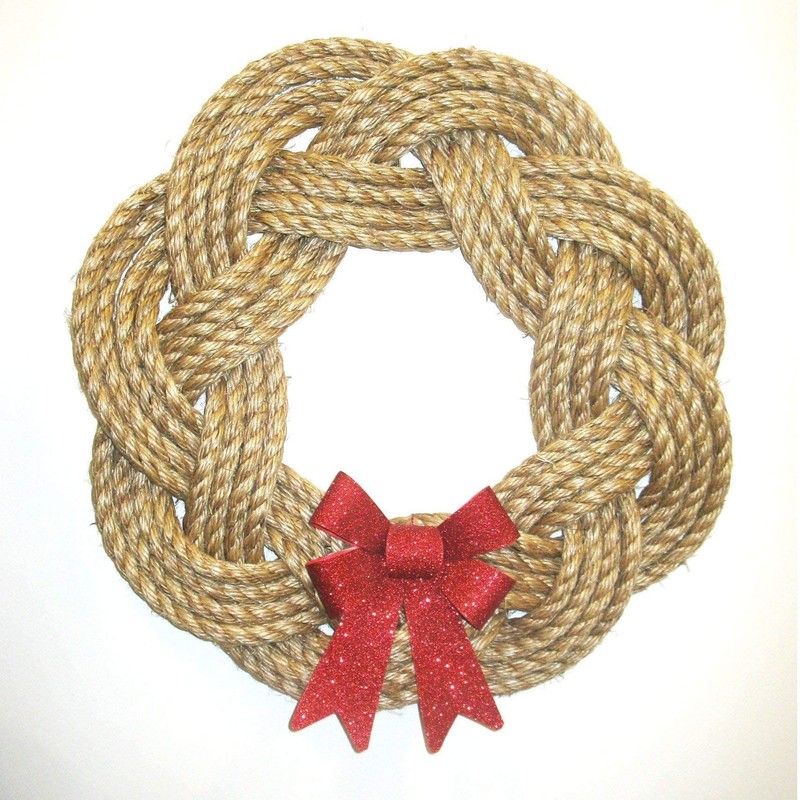 Manila Rope Sailor Knot Wreath