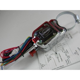 Chrome 7 wire turn signal directional switch Golf Cart Quad Antique Auto Car