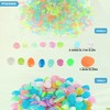 Decorative Glow in The Dark Stones, 300 Pcs Luminous Pebbles