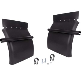 XIUHUA Poly Quarter Fender 24"x24" Set for Semi Truck Freightliner Kenworth Peterbilt