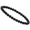 ELEDORO Stretch Bracelet Made of Genuine Gemstone Beads (6 mm)