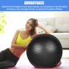 Leyndo 2 Pcs Yoga Ball Exercise Ball Large 26 Inch