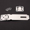 2 Sets Door Padlock Hasp Heavy Duty Stainless Steel Padlock
