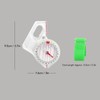 Orienteering Compass Luminous Versatile Sensitive Portable Backpacking Compass for Camping