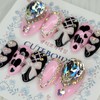 Mass-produced landmine cosplay handmade nail tips - Oval L /