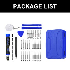 CAPART Drone Repair Tools Kit for DJI Mini 4/3 Pro Mavic 3 2 Air 2 2S Avata FPV Drone, Precision Screwdriver Set for Laptops Camera Watches Eyeglass (36 in 1)