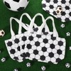 SilTriangle 12 Pcs Soccer Bag Soccer Canvas Tote Bag Kids
