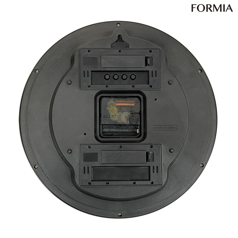 Formia (フォルミア) Wall Clock with Calendar, Date, Day of the