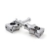 Topteng 1 Inch 25 mm Chrome Riser Clamp for Harley