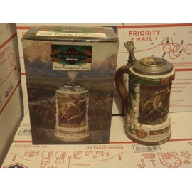 Budweiser Animal families Series Bear family cave stein