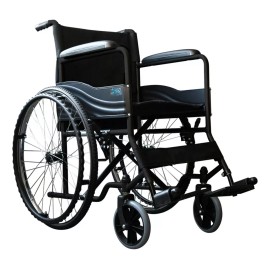 Infinity Silla De Ruedas Económica Rider Brazo Y Descansapies Fijo Color Negro-negro