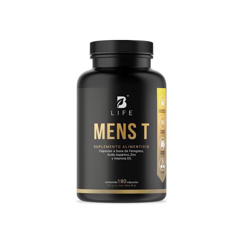 B Life Mens T Vitaminas Para Hombre de 180 cápsulas