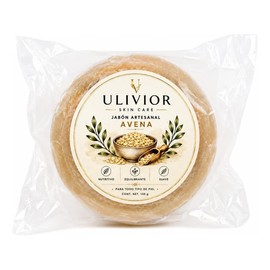 Jabón Artesanal De Avena Ulivior 50gr Para Todo Tipo De Piel