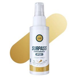 SURPASS Sport Sonnenspray LSF 30 | Unsichtbares Trockenölspray | Wasser- & Schweißresistent | Vegan | UVA + UVB | EcoSun-Pass | AeroLight-Formel | 100 ml