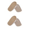 Baluue 2pcs Heightening Half Insole Invisibility Cushion Pad Comfortable Forefoot