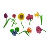 Miniblings Set of 7 Flower Figurines Miniature Flowers Spring Rose