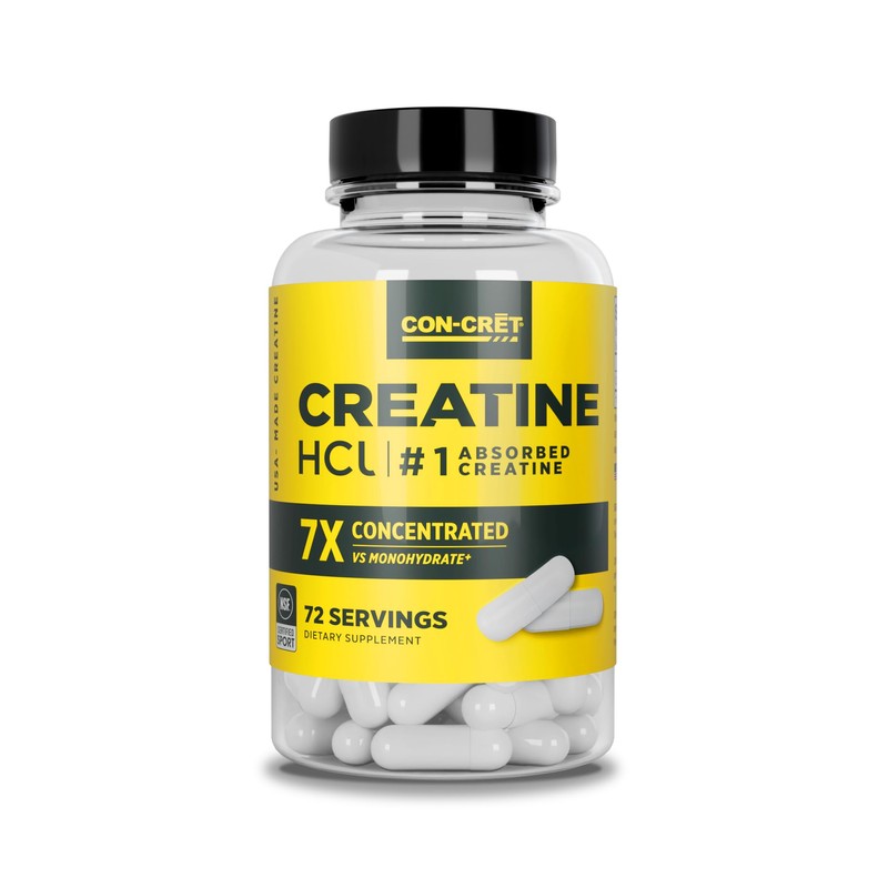 ConCret, 72 Capsules, Micro-Dosing Creatine