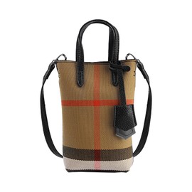 Small Crossbody Bags for Women,Crossbody Phone Purse,Plaid Bag with Adjustable Shoulder Strap,Small Phone Wallet Gift(Black)