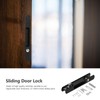 Sliding Door Lock Black Copper Zinc Alloy Lock Furniture Hardware